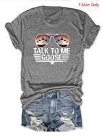 Women's Letter Print Round Neck Graphic Tee, Vintage Trendy Casual Short Sleeve T-shirt for Daily Wear, Ladies All Seasons We...