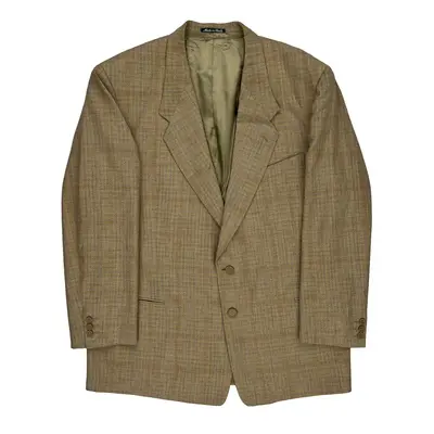 Giorgio Armani Blazer - Large Beige Wool Blend