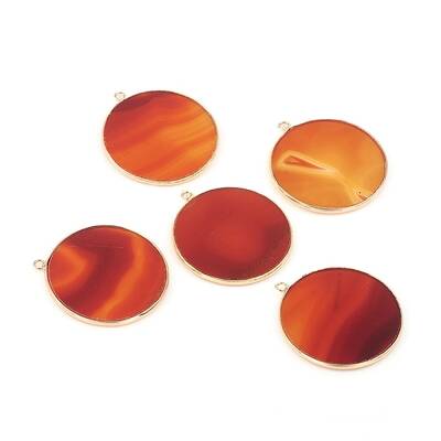 Natural Carnelian/Red Agate Pendants