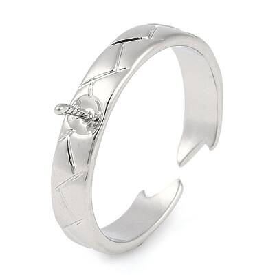 Brass Cuff Finger Ring Settings