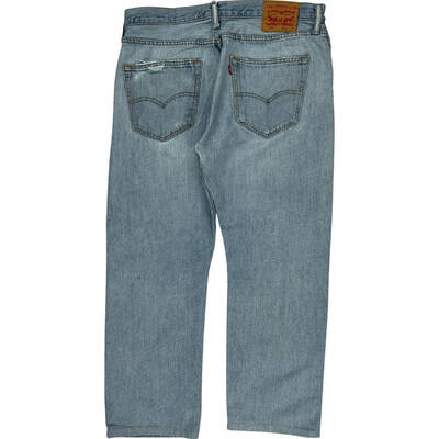 Levis 550 Jeans - 35W 26L - Blue Cotton