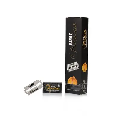 Eurostil Derby Premium Ribbed Razor Blades 1pc