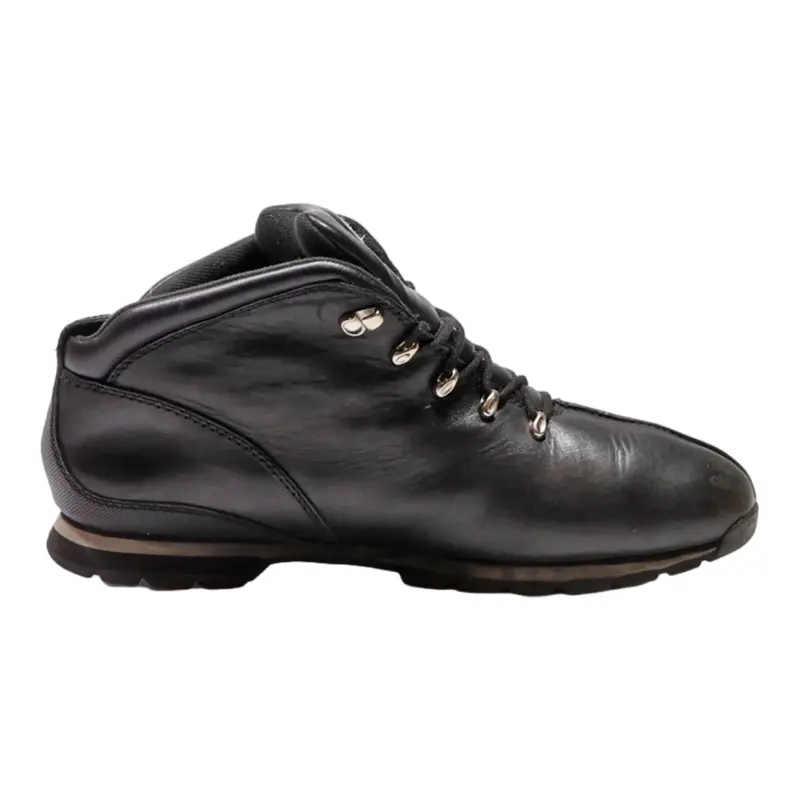 TIMBERLAND Hiking Boots Black Leather Mens UK 11