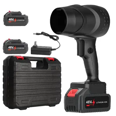 Turbo Jet Blower, Cordless Blade Blower Powered Air Duster, Drying After Car Wash, Handheld for Car Dust Removal, Snow Remova...