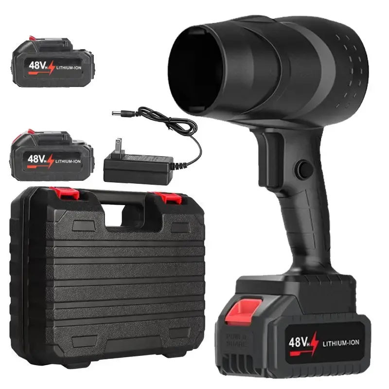 Turbo Jet Blower, Cordless Blade Blower Powered Air Duster, Drying After Car Wash, Handheld for Car Dust Removal, Snow Remova...