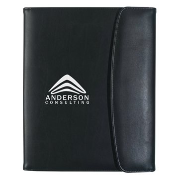 10 Promotional Leather Look Portfolio - 30 Page Lined