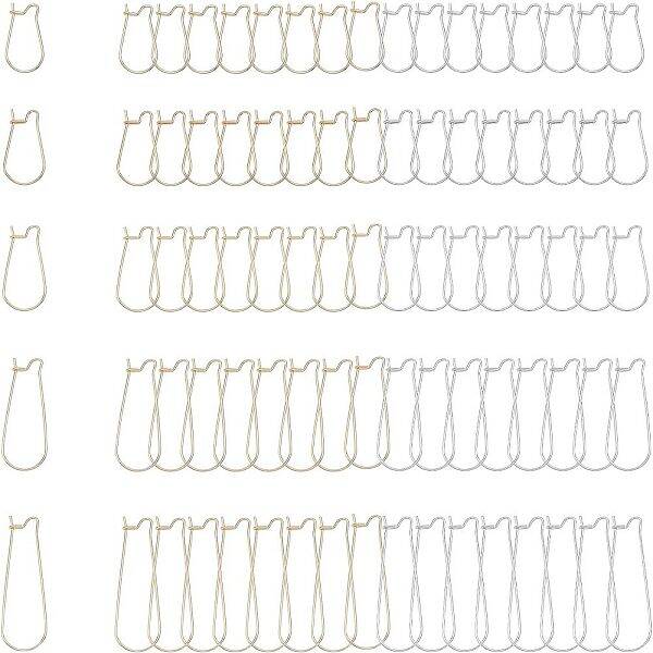 304 Stainless Steel Hoop Earring Findings