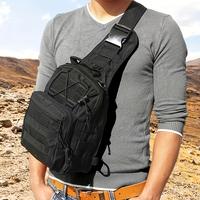 Men's Outdoor Tactical Sling Bag, Solid Color, Zipper, Durable, Oxford Crossbody - Adjustable Shoulder Strap, Outdoor Sports ...
