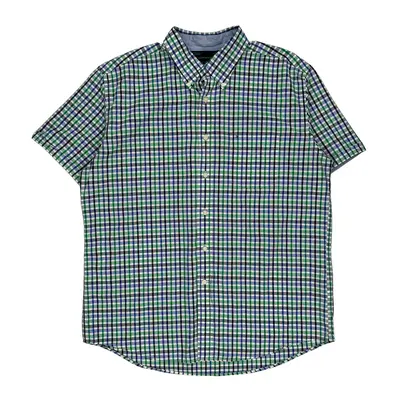 Tommy Hilfiger Checked Short Sleeve Shirt - XL Multicoloured Cotton | Size: x-large