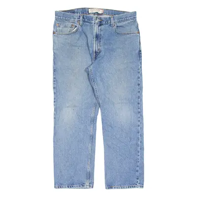 LEVI'S 505 Jeans Mens Blue Regular Straight Stone Wash W36 L29