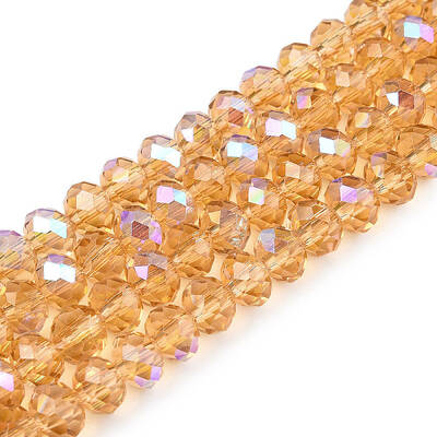 Electroplate Glass Beads Strands