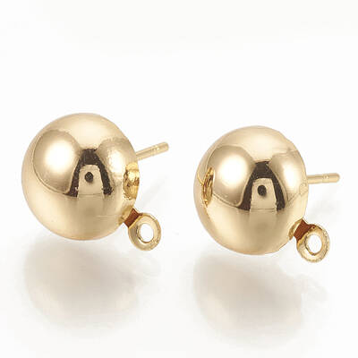 Iron Stud Earring Findings