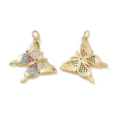 Brass Cubic Zirconia Pendants
