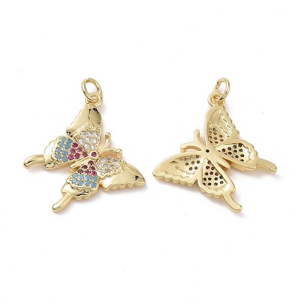Brass Cubic Zirconia Pendants
