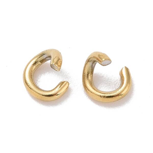 Ion Plating(IP) 304 Stainless Steel Open Jump Rings