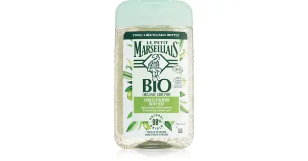 Le petit marseillais Refreshing shower gel olive leaf certified Bio Organic 250 ml