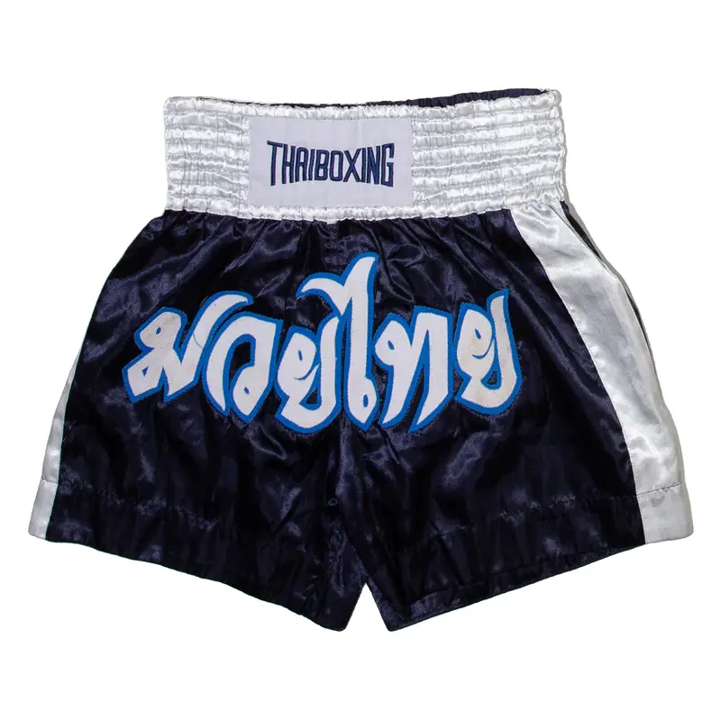 THAI BOXING Mens Sports Shorts Blue L W28