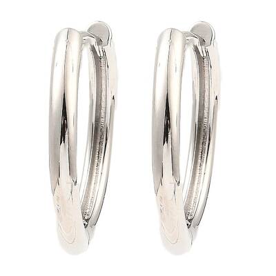 Brass Huggie Hoop Earrings