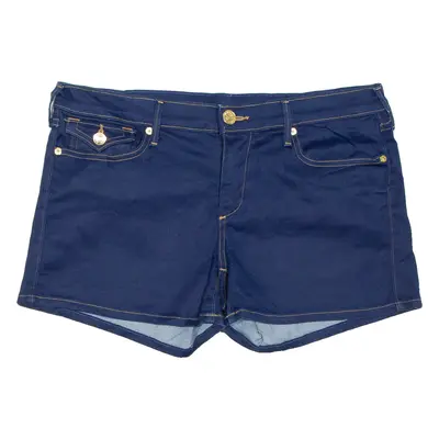 TRUE RELIGION Womens Denim Shorts Blue Relaxed M W32