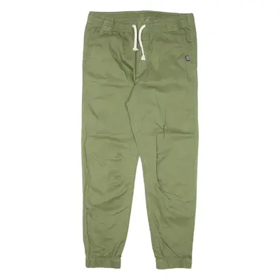H&M Jogger Style Trousers Green Slim Tapered Boys W31 L27
