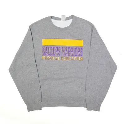 JERZEES Walters Warriors Sweatshirt Grey Mens S