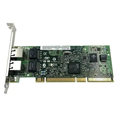 P61938B Intel PRO/1000 MT Dual-Ports RJ-45 1Gb/s 10Base-T/100Base-TX/1000Base-T Gigabit Ethernet PCI-X Server Network Adapter