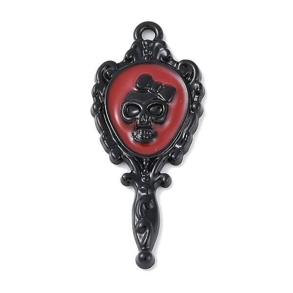 Halloween Rack Plating Alloy Enamel Pendants