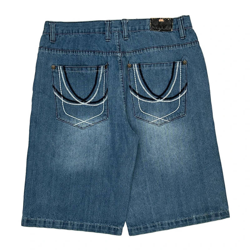 Rare Closet Denim Shorts - 38W 14L Blue Cotton Blend | Size: 38″ waist