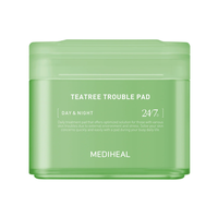 MEDIHEAL OFFICIAL Teatree Trouble Pad - Vegan Sensitive Redness Calming Skin Repair Daily tonerpads