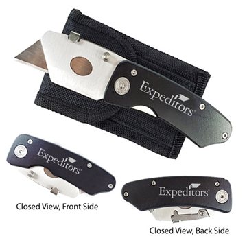 100 Promotional Premium Locking Folding Utility Knife with Metal ...