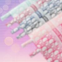 C* D* Floral Bouquet Wrapping Paper