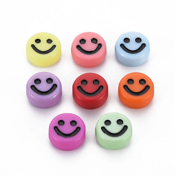 Opaque Acrylic Beads