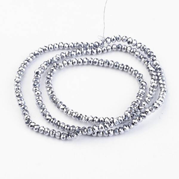 Electroplate Glass Bead Strands