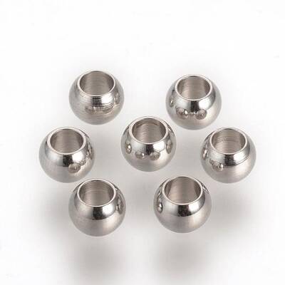 Tarnish Resistant 201 Stainless Steel Spacer Beads