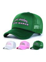 Letter Print Adjustable Trucker Hat, Casual Outdoor Sports Hat for Men & Women, Fashion Accessories for Daily Wear, Breatha...