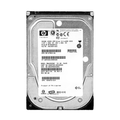 481659-003 HP 300GB Ultra-320 SCSI 15000 3.5-inch Hard Drive