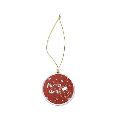 Christmas Theme Acrylic Pendant Decoration