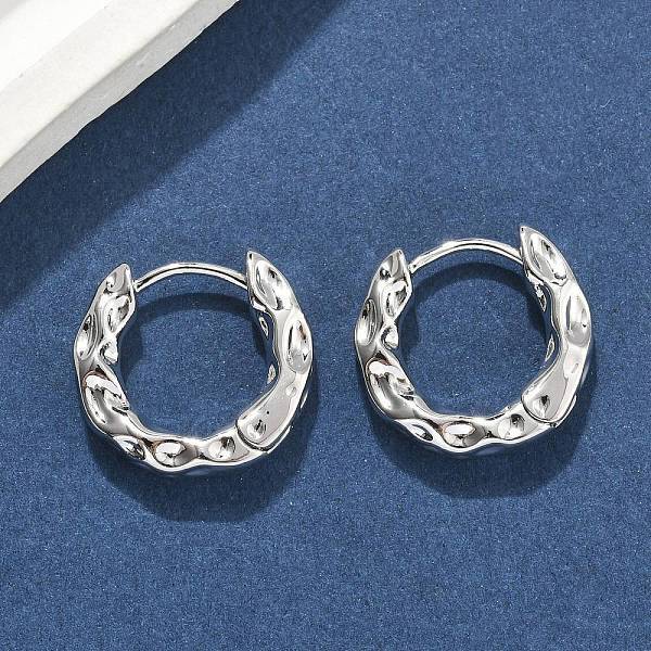 Brass Hoop Earrings