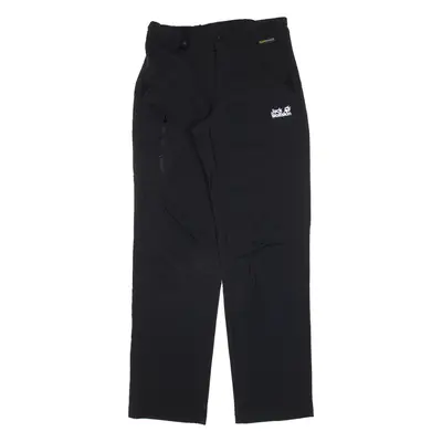 JACK WOLFSKIN Girls Trousers Black Regular Straight W24 L25