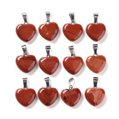 Natural Red Jasper Pendants