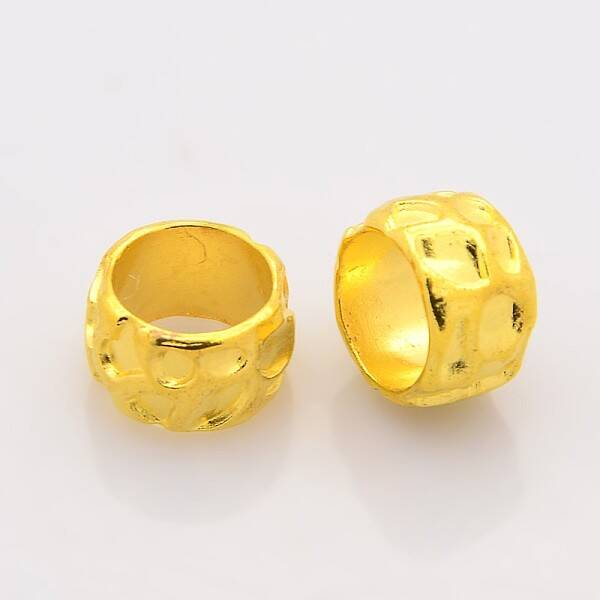 Rondelle Tibetan Style Alloy Beads