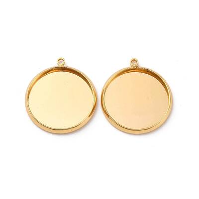 Brass Pendant Cabochon Settings