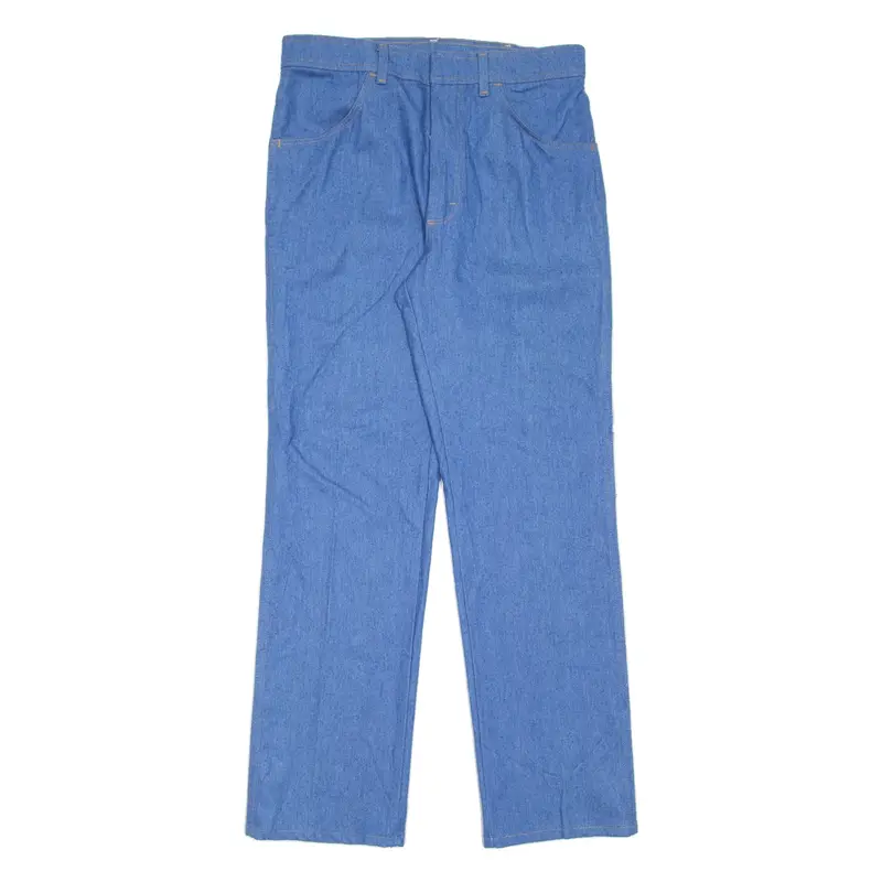 WRANGLER Mens Trousers Blue Regular Straight W32 L32