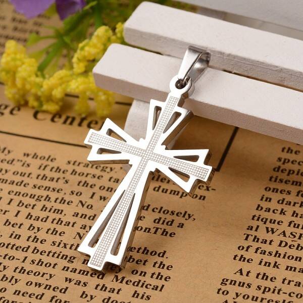 Tarnish Resistant 304 Stainless Steel Cross Pendants