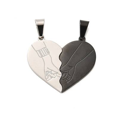 304 Stainless Steel Split Pendants