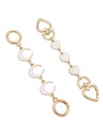 Heart & Moon Design Purse Chain Extender, Novelty Bag Extender Chain, Purse Strap Extenders for Women & Girls, Bag Charm Acce...