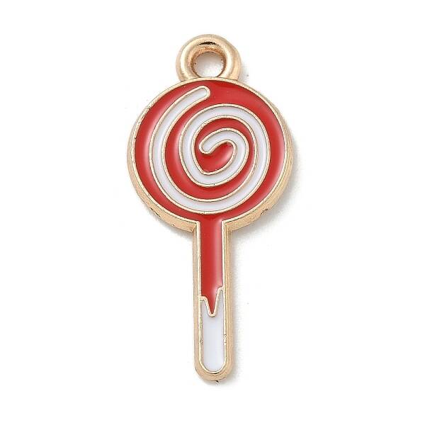 Christmas Theme Alloy Enamel Pendants