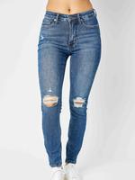Lola Mid Waist Tummy Control Judy Blue Stretch Jean