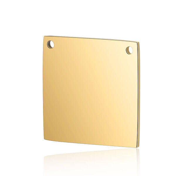 Ion Plating(IP) 304 Stainless Steel Stamping Blank Tag Pendants