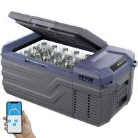 VEVOR Car Refrigerator, 12 Volt Car Refrigerator Fridge, 15 L Single Zone Portable Freezer, -4℉-68℉ Adjustable Range, 12/...